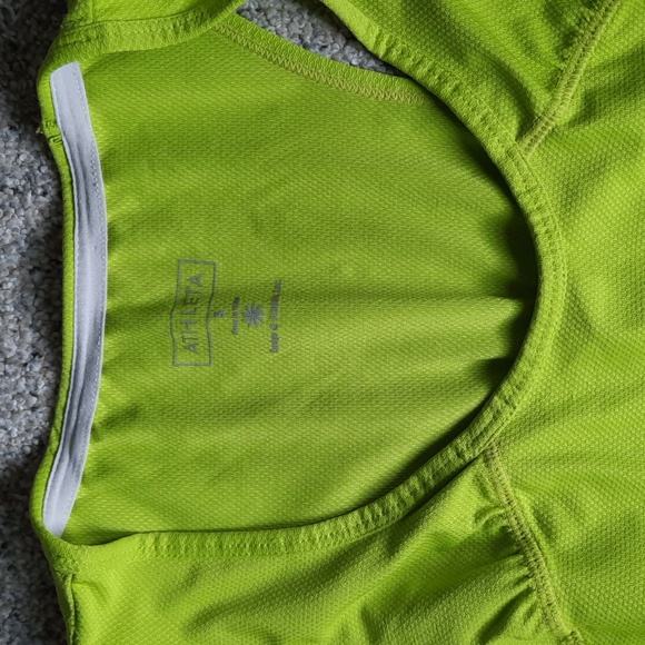 Athleta loose fit lime tank top women's small - Picture 2 of 5